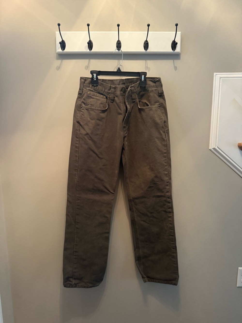 Carhartt Brown Relaxed-Fit Work Pants - 32x30